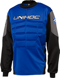 Målmands trøje - Unihoc Blocker blå - UDSALG, EKSTRA NEDSAT